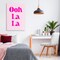 Stupell Industries Ooh La La over Pink Stripes Canvas, design by Pooja Dave